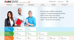 Desktop Screenshot of form-center.com